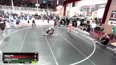 113 lbs Cons. Round 2 - Kieran Garcia, Mt. Spokane vs Mack Pell, Cashmere