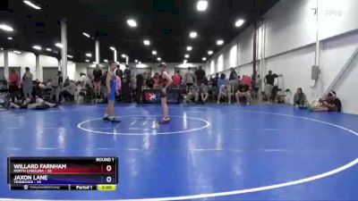 106 lbs Round 1 (4 Team) - Willard Farnham, North Carolina vs Jaxon Lane, Tennessee