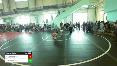 50 lbs Quarterfinal - Philip Espinosa, Silverback WC vs Otto Mauger, Westlake