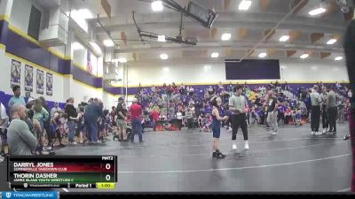 56/59/62 Quarterfinal - Thorin Dasher, James Island Youth Wrestling C vs Darryl Jones, Summerville Takedown Club