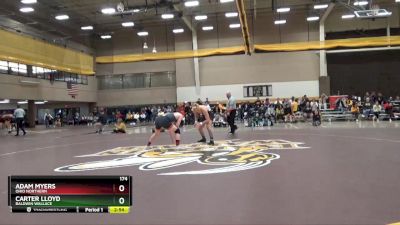 174 lbs Quarterfinal - Carter Lloyd, Baldwin Wallace vs Adam Myers, Ohio Northern