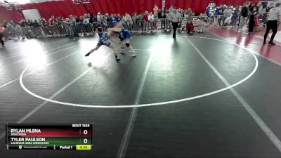 125 lbs 1st Place Match - Tyler Paulson, LaCrosse Area Wrestlers vs Rylan Mlsna, Wisconsin