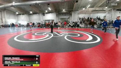 106 lbs Champ. Round 1 - Miguel Franco, Dolores Huerta Preparatory vs Israel Trujillo, Pueblo County