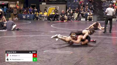 174 lbs Consi Of 16 #1 - Andrew Wilson, Gardner Webb vs Macartney Parkinson, Purdue