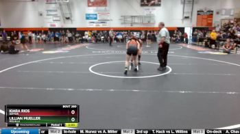 120 lbs Cons. Round 3 - Kiara Rios, Dayton vs Lillian Mueller, Molalla