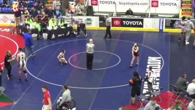 96 lbs Semifinal - Alysiana Ierley, York Suburban vs Lily Snook, Parkland