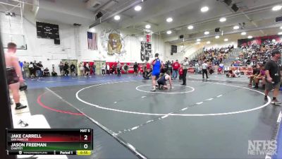 285 lbs Champ. Round 2 - Jason Freeman, Chaffey vs Jake Carrell, San Marcos