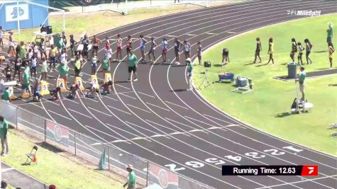 Youth Girls' 100m, Prelims 3 - Age 15-16