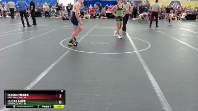 115 lbs Round 4 (8 Team) - Lucas Neff, Louisville WC vs Sloan McGee, Ohio Gold 10k