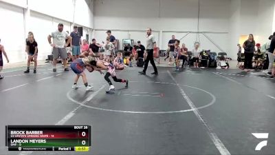 52 lbs Round 7 (8 Team) - Landon Meyers, OMP vs Brock Barber, U2 Upstate Uprising White