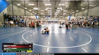 73 lbs Cons. Round 2 - Bentley Gudac, Uintah vs Beckett Larsen, Sons Of Atlas