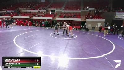 190 lbs Quarters & 1st Wb (16 Team) - Colin Vasquez, Austin Lake Travis vs Devin Allen Jr, Prosper