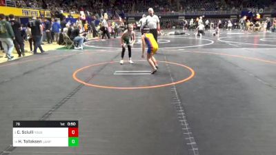 76 lbs Round Of 16 - Cadence Sciulli, Yough vs Hailey Tollaksen, Lampeter-Strasburg