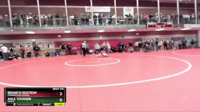 98 lbs 1st Place Match - Brand`n Edstrom, Madison High School vs Kole Younger, Grace