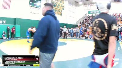 220 lbs Champ. Round 2 - Nathaniel Flores, Valencia Placentia vs Leonardo Battulga, South Torrance