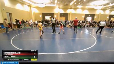 75 lbs Champ. Round 1 - Mason Berglund, Sons Of Atlas vs Wyatt Byrd, Wyoming Underground