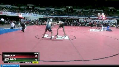 132 lbs Quarterfinals (16 Team) - Gavin Rush, Butler HS vs Reed Rader, Cox