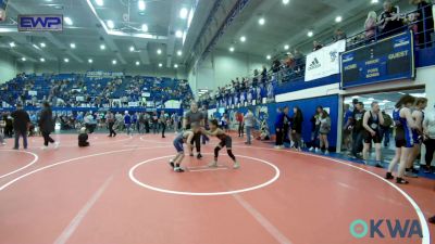 66 lbs Consi Of 8 #2 - Jacobi Holmes, Cowboy Wrestling Club vs Sawyer McDaniel, Newcastle Youth Wrestling