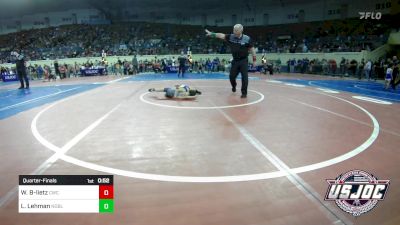 46 lbs Quarterfinal - Willow Beyer-lietz, CacheWrestlingClub vs Lynx Lehman, Noble Takedown Club