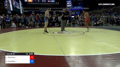 220 lbs Cons 32 #2 - Julian Ramirez, Illinois vs Kyle Costello, Pennsylvania