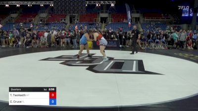 200 lbs Quarters - Tirza Twoteeth, Montana vs Cheyenne Cruce, Florida