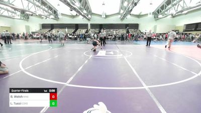 95-T lbs Quarterfinal - Brian Walsh, Kingsway vs Lucca Tucci, Cordoba Trained