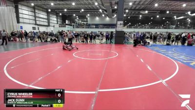 123 lbs 1st Place Match - Cyrus Wheeler, Machine Shed Wrestling vs Jack Dunn, Rakoczy Wrestling Club