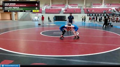 67-71 lbs Round 5 - Holden Pierce, Team Atlas North Wrestling vs Jack Simon, Smoky Mountain Youth Wrestling