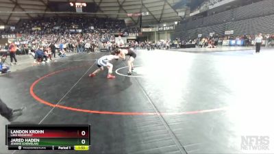 1B/2B 152 Semifinal - Jared Haden, Jenkins (Chewelah) vs Landon Krohn, Lake Roosevelt