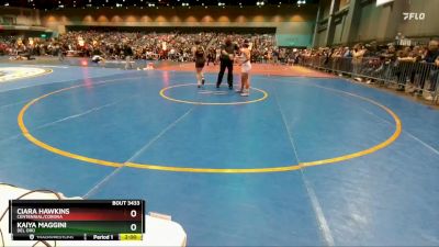 114 lbs Quarterfinal - Kaiya Maggini, Del Oro vs Ciara Hawkins, Centennial/Corona