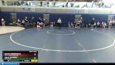 105/110 Quarterfinal - Cruz Ramirez, Idaho Gold vs Alivia Kirkendall, Small Town Wrestling