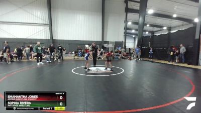 71-80 lbs Round 1 - Smamantha Jones, Ascend Wrestling Academy vs Sophia Rivera, Mat Sense Wrestling