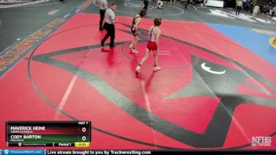 Cons. Round 3 - Maverick Heine, Cedar Catholic vs Cody Barton, Malcolm