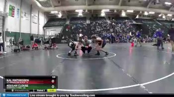 126 lbs Round 2 (6 Team) - Keegan Clouse, Nebraska Titans vs Kal Mathiessen, G.I. Grapplers Black