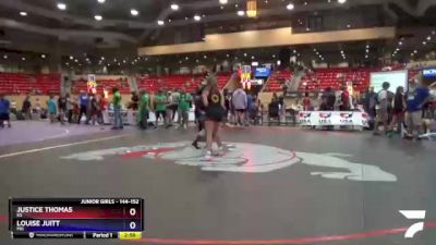 144-152 lbs Semifinal - Justice Thomas, KS vs Louise Juitt, MO