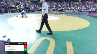 4A 106 lbs Semifinal - Curtis Carlisle, Rogers (Puyallup) vs Crew Lambro, Tahoma