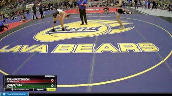 162 lbs Semis & 1st Wrestleback (8 Team) - Owen Hess, Dallas vs Ryan Patterson, Thurston