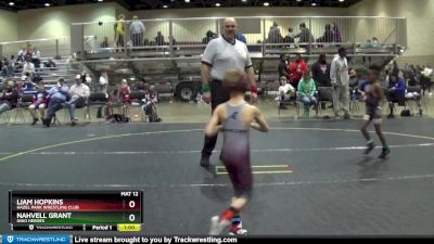 47 lbs Quarterfinal - Nahvell Grant, Ohio Heroes vs Liam Hopkins, Hazel Park Wrestling Club