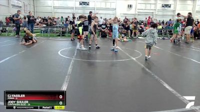 76 lbs Round 4 (8 Team) - Jody Shuler, Contenders Blue vs CJ Fassler, Forge