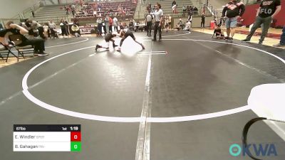 67 lbs Rr Rnd 4 - Evan Windler, Sperry Wrestling Club vs Bj Gahagan, Pin-King All Stars