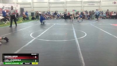 106 lbs Round 1 (10 Team) - Hayden Weiss, Dayton Bandits vs Carl Loudermilk, Barnesville