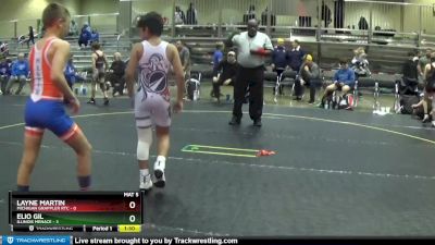 90 lbs Round 3 (6 Team) - Layne Martin, Michigan Grappler RTC vs Elio Gil, Illinois Menace