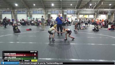 48-52 lbs Cons. Semi - Jax Gillispie, Bull ISLAND Grappling (BIG) vs Nasir White, Southern Maryland Wolfpack