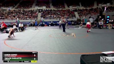 D3-120 lbs Cons. Semi - Aaron Gomez, Salpointe Catholic vs Trevor Ouellette, Mesquite