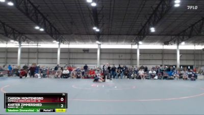 71 lbs Round 1 (4 Team) - Carson Montenegro, Homedale Wrestling Club vs Karter Zimmershied, Hawks WC