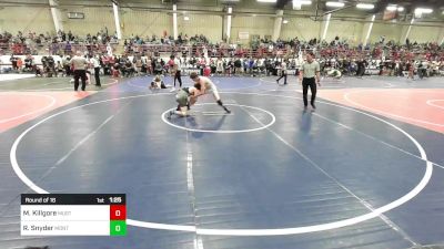 123 lbs Round Of 16 - Marcus Killgore, Mustangs WC vs Rusty Snyder, Montezuma Cortez WC