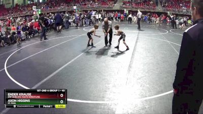 50 lbs Champ. Round 1 - Corbyn Zitek, Cavalry Wrestling Club vs Wyatt Penas, GI Grapplers