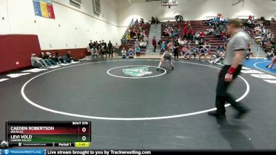 132 lbs Cons. Round 5 - Caeden Robertson, Douglas vs Levi Vold, Lander Valley