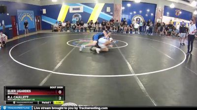 160 White Champ. Round 1 - R.J. Caullett, Wellington Community Hs vs Elier Ugardes, Braddock