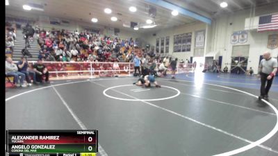 120 lbs Semifinal - Alexander Ramirez, Yucaipa vs Angelo Gonzalez, Corona Del Mar